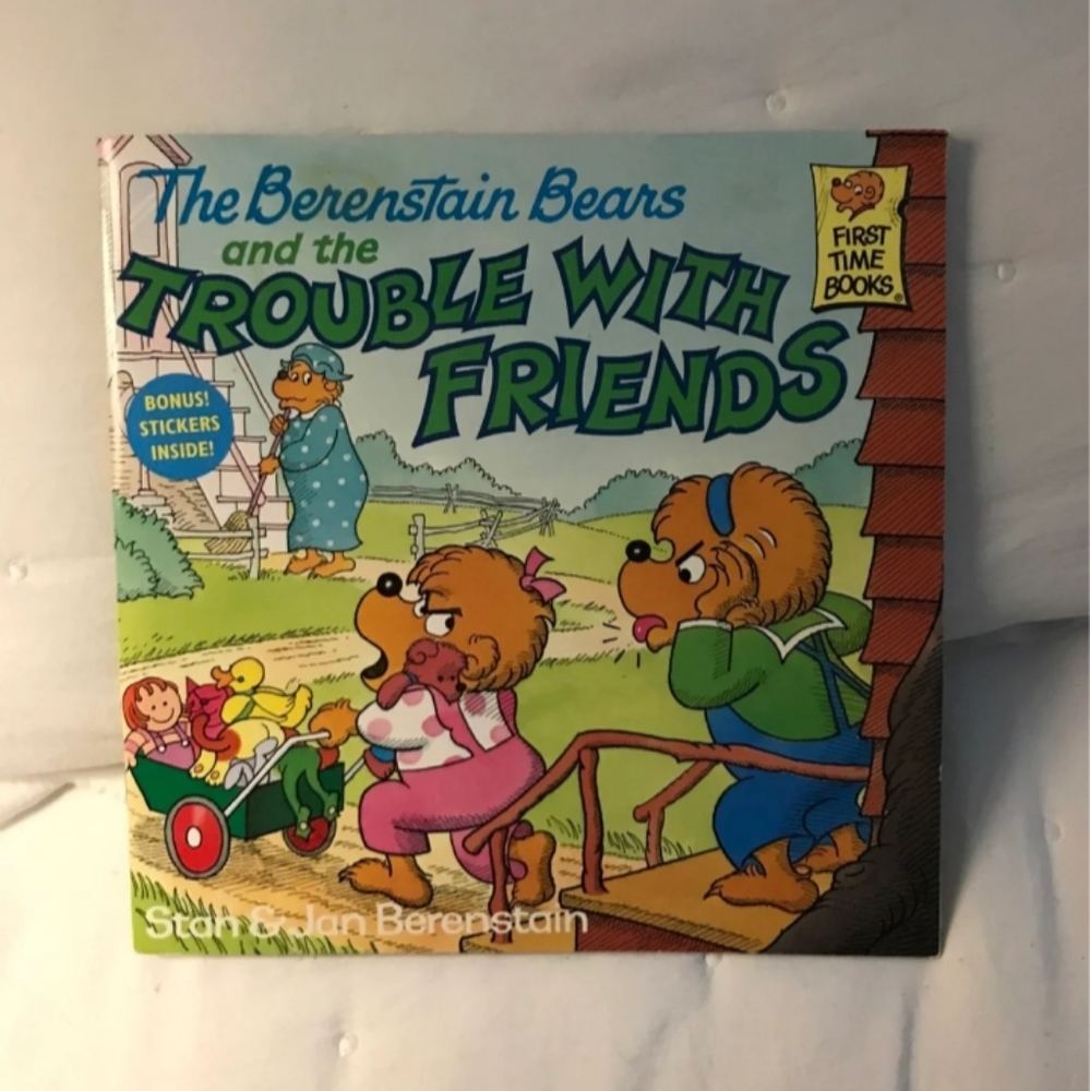 New clean book with stickers Berenstain book
